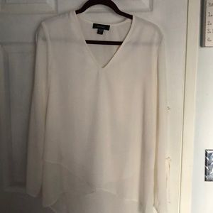 Karen Kane Off White Blouse